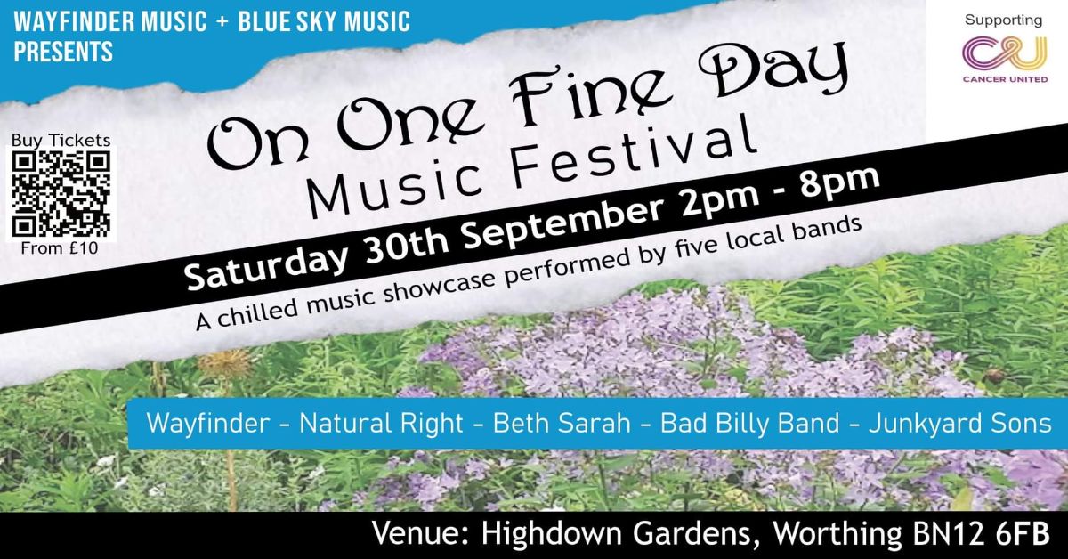 On One Fine Day MUSIC FESTIVAL Time For Worthing