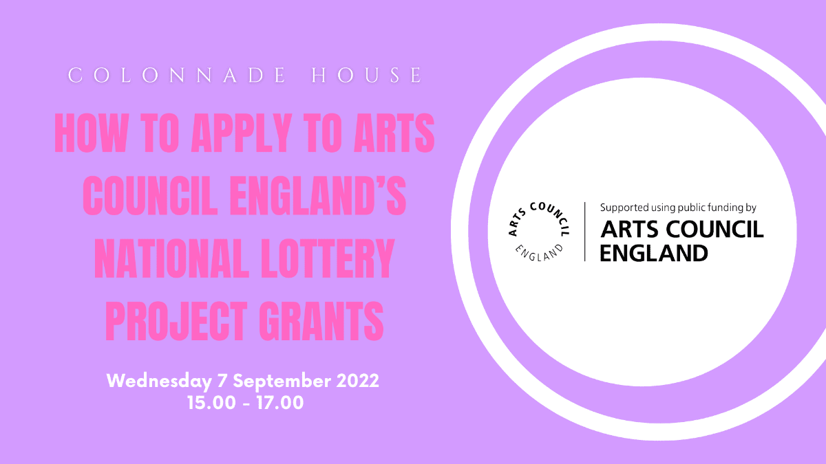 Arts Council National Lottery Project Grants (Under £30k)