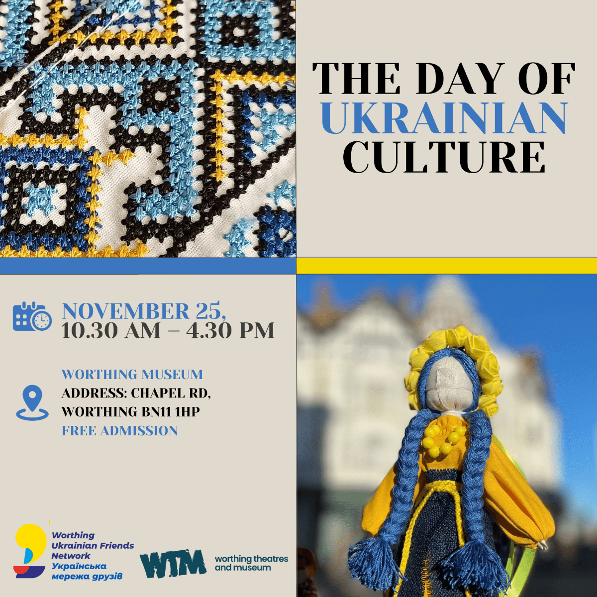 Ukrainian Culture Day At Worthing Museum - Time For Worthing